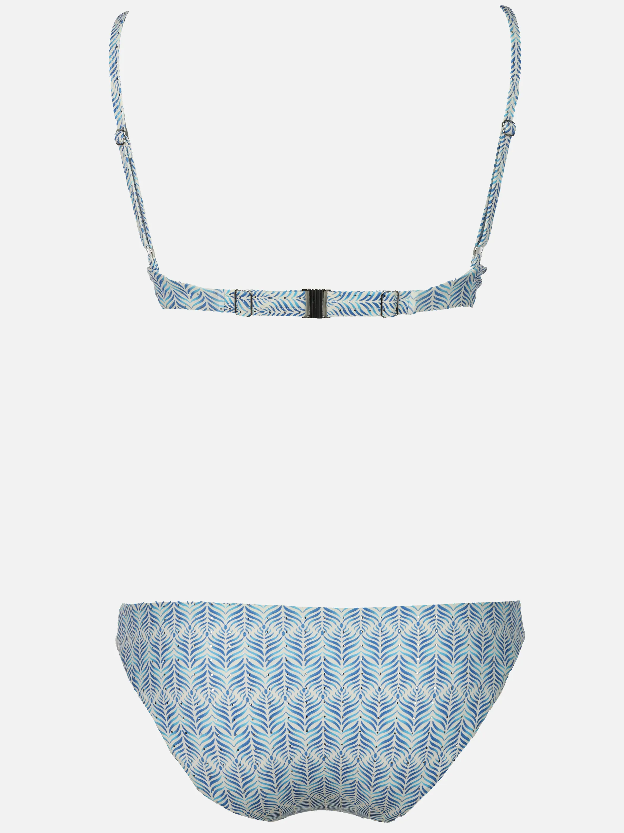 Grinario Sports Da-Bikini-Set, m. Silber-Druck Blau 922559 BLUE 2
